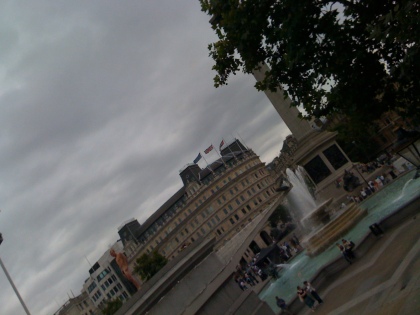 Wo ist der nackte im Bild? - Living Art on the Fourth Plinth am Trafalgar Square - Die Aktion One & Other